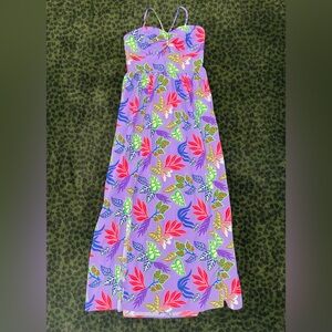 Tropical Maxi Dress 💜🌺